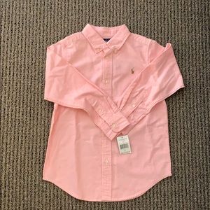 Ralph Lauren Boys Pink Botton Down Shirt
